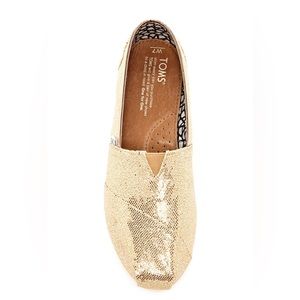 TOMS GLOD GLITTER SHOES